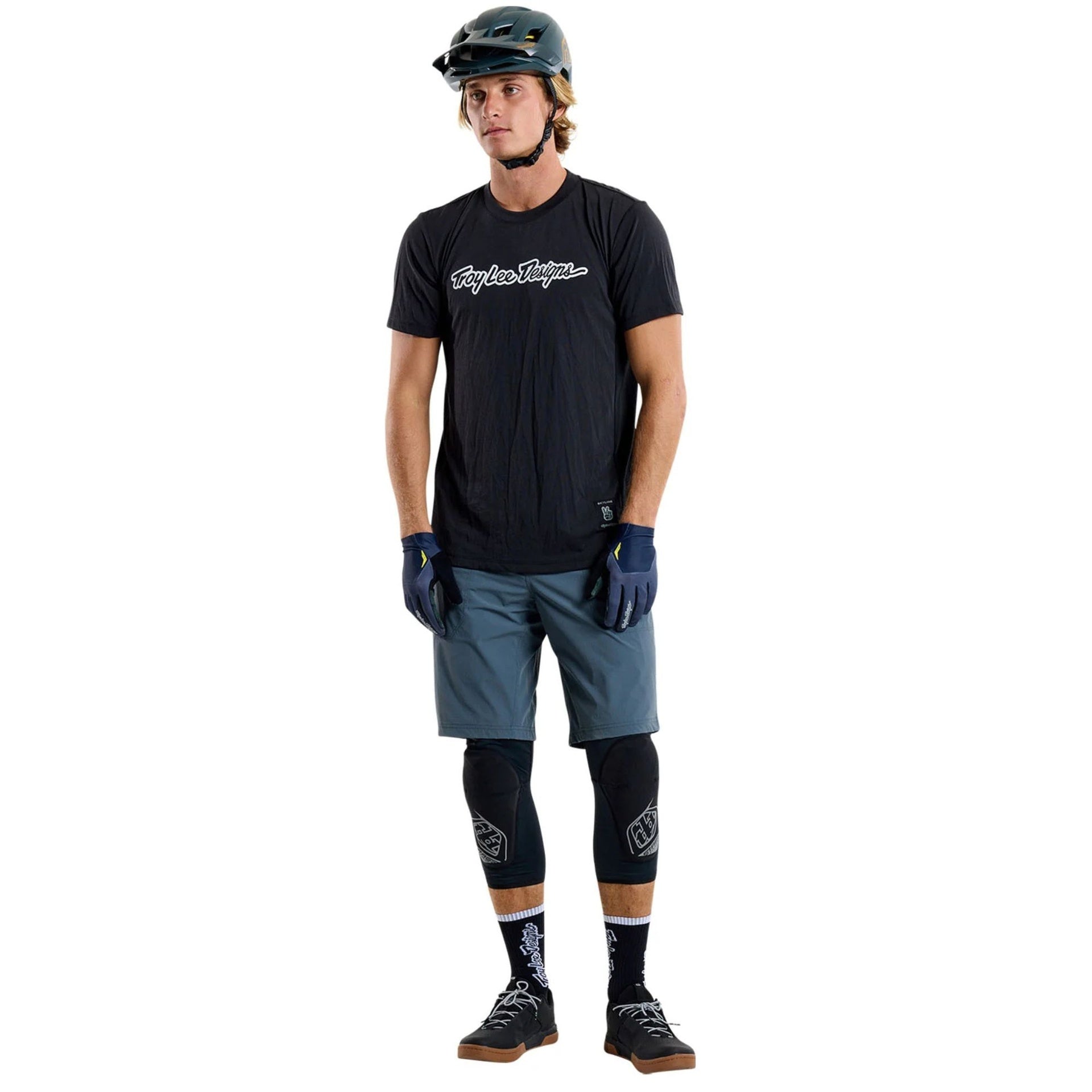 Camiseta Manga Corta Troy Lee Designs Skyline Signature Black